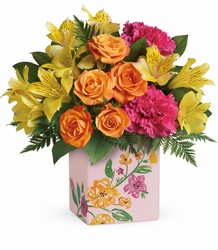 Teleflora's Painted Blossoms Bouquet from Fields Flowers in Ashland, KY